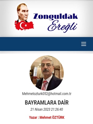 Türbep Genel Başkanı Mehmet Öztürk'ün yazısı
