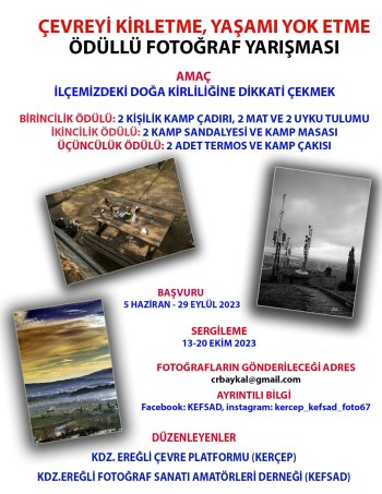 Varmısın!! İlçendeki doğa kirliliğine dikkat çekmeye?