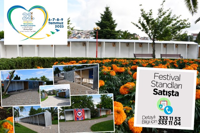 Sınırlı sayıdaki Festival standları satışa çıktı.