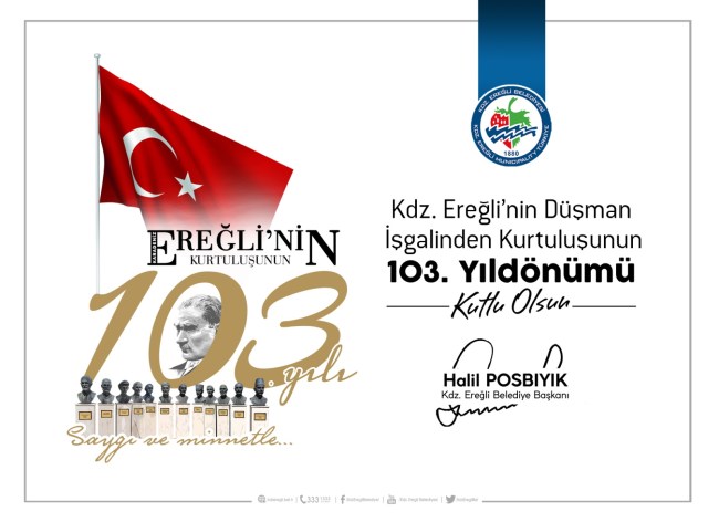 103. Yılını kutluyoruz.