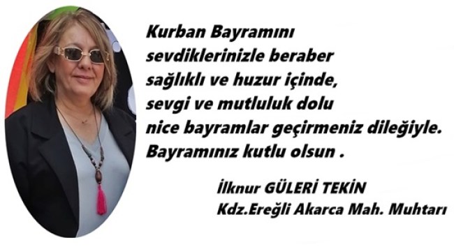 Hep birlikte nice bayramlara.