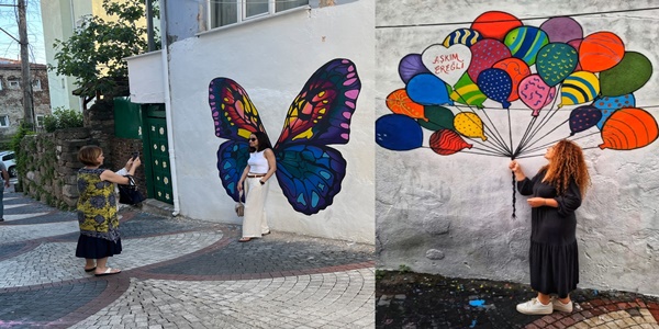 Duvar resimleri muhteşem.