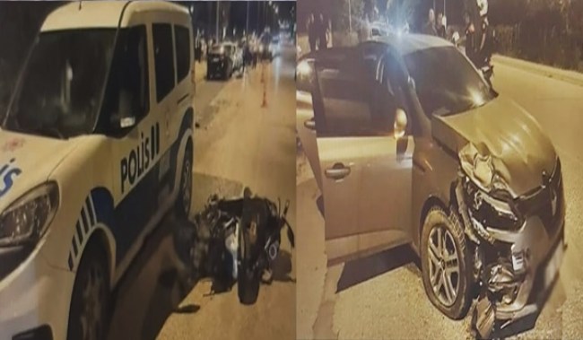 Trafikte kırdı, çarptı, ezdi izini kaybettirdi.