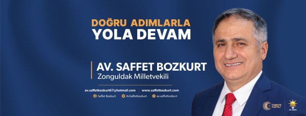 AK Parti Milletvekili Saffet Bozkurt'un varlığı her daim memleketinde.