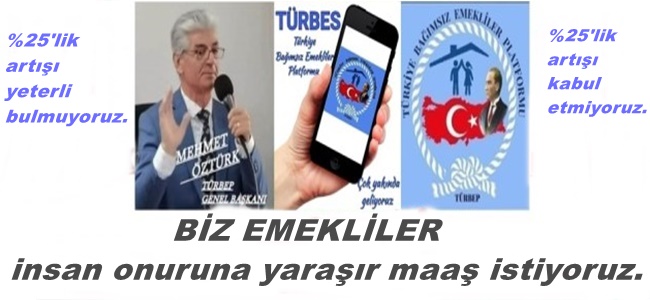TÜRBEP Genel Başkanı Sayın Öztürk'ün basın açıklaması.
