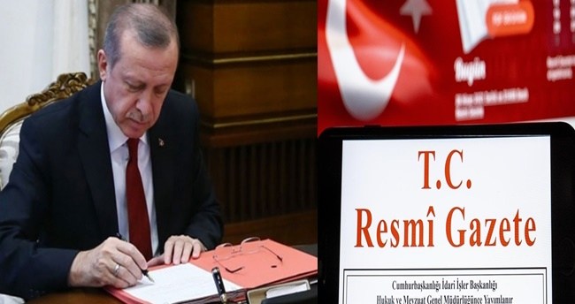 Yeni atama kararları resmi gazetede yayımlandı.