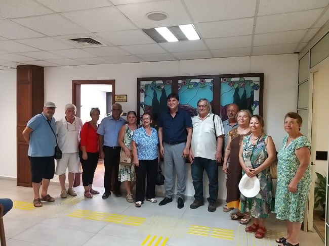 Yönetim olarak Başkan Alim Karaca'ya ziyarette bulundular.