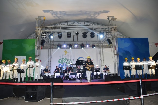 Madenci Korosu muhteşem bir konser sundu.