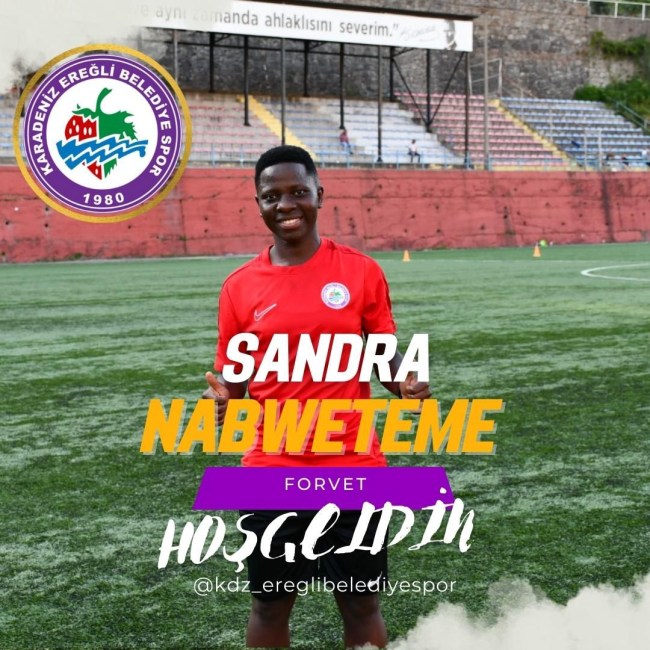Sandra Nabweteme Kdz.Ereğli Belediyespor'da.