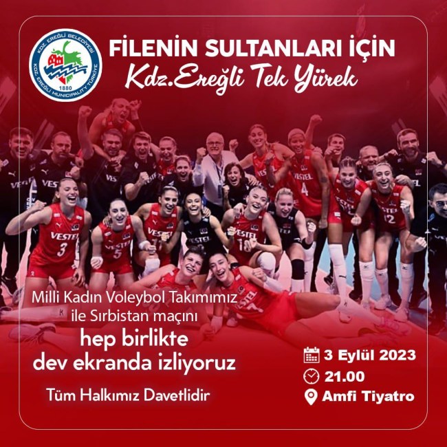 Filenin Sultanları için Kdz.Ereğli tek yürek..