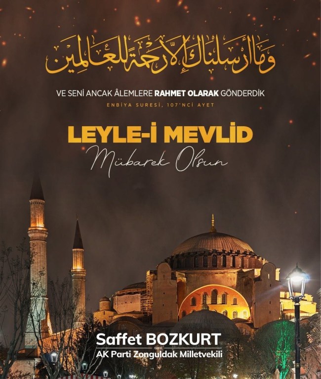 Hayırlı kandiller diliyorum.