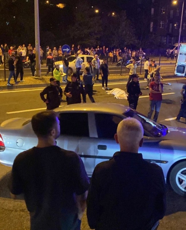 Kepez yolunda feci kaza.