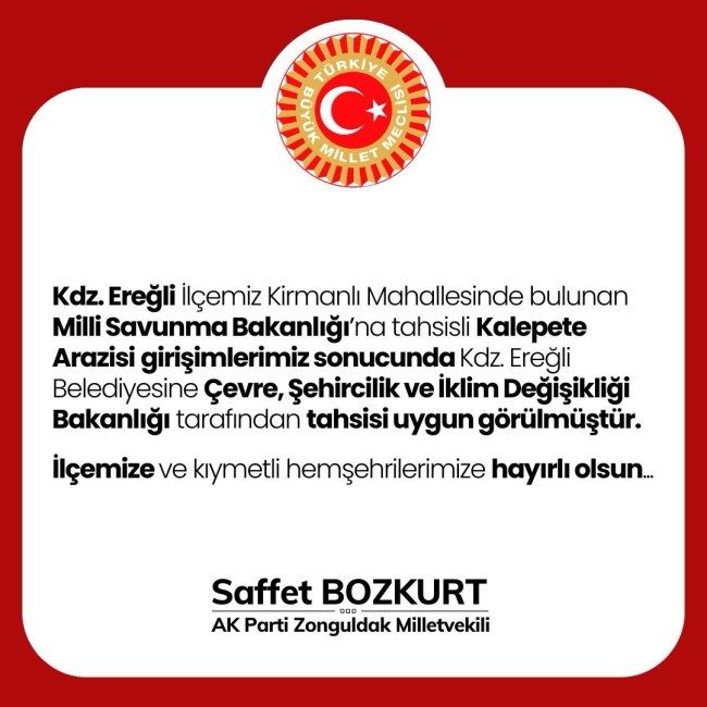 İlçemize ve kıymetli hemşehrilerimize hayırlı olsun.