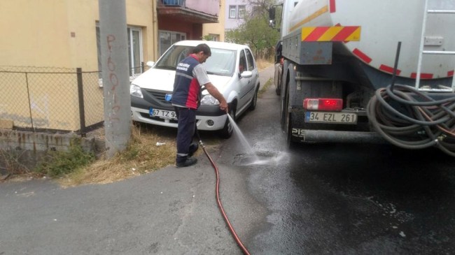Kdz.Ereğli Belediyesi su taşkınlarına karşı önlem alıyor.