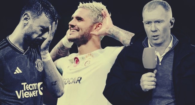 Galatasaray’da Mauro Icardi hem Paul Scholes’u hem de Bruno Fernandes’i söylediklerine pişman etti!