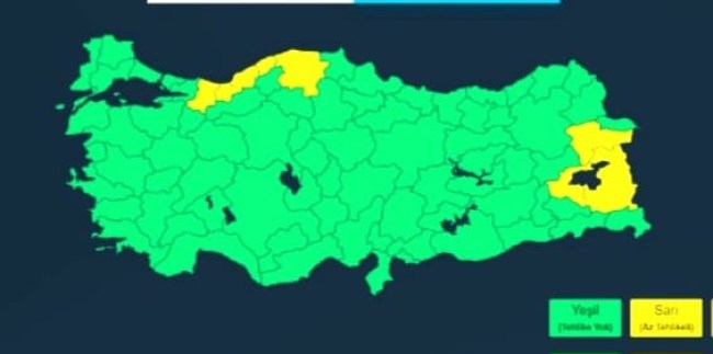 Kuvvetli yağış ve fırtına uyarısı!