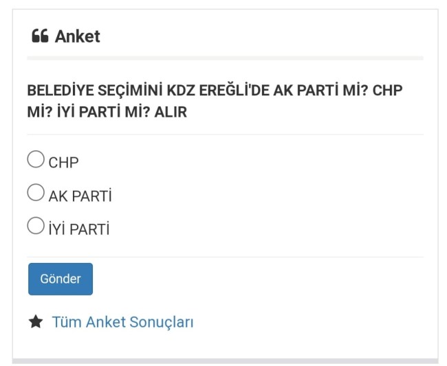 2024 Yerel seçimlerini sizce hangi parti kazanır.