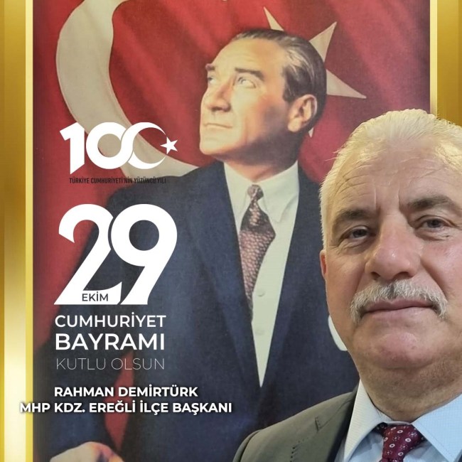 Cumhuriyetimizin 100.yıl'ı kutlu olsun.