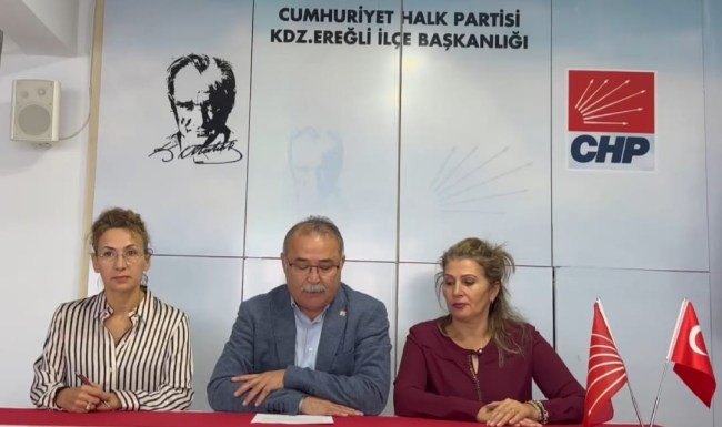 CHP Genel merkezin adalet ve hukuk krizi ile ilgili eşzamanlı yapılan basın açıklaması.
