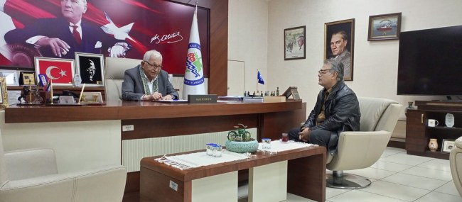 Muhittin Dikmen, Başkan Posbıyık’ı ziyaret ederek ‘geçmiş olsun’ dileklerini iletti