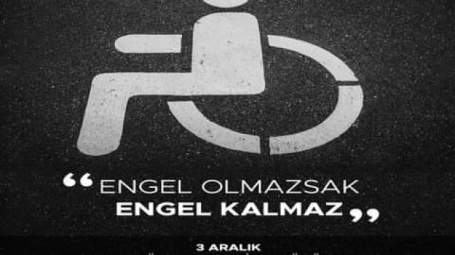 Afet nedeniyle engelliler haftasını sade bir şekilde geçirdik.