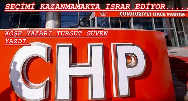 CHP, Bi kendine gel artık!