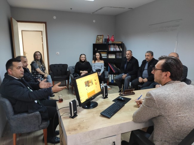 Şehit ve Gaziler Derneği’nden BATİYAC’a ziyaret.