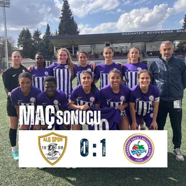 Altın kızlar Gaziantepten, 3 puan ile dönüyor.