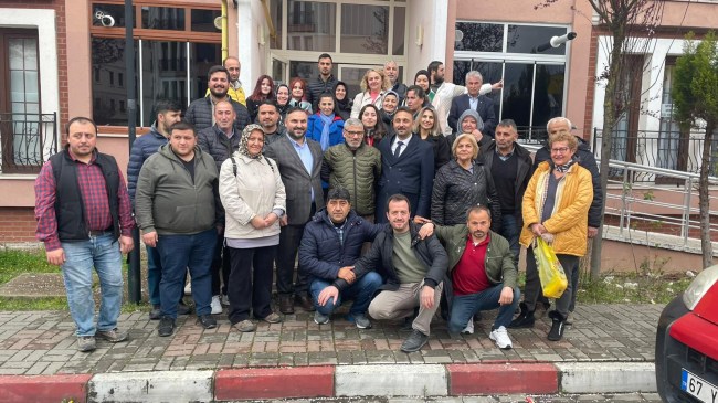 Tıskaoğlu; '' Bize yüreklerini açan hemşehrilerimize sevgi ve saygılar.''