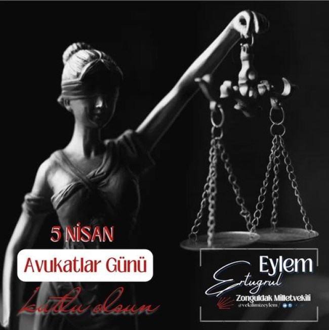 Mv. Eylem Ertuğrul Avukatlar gününü kutladı.