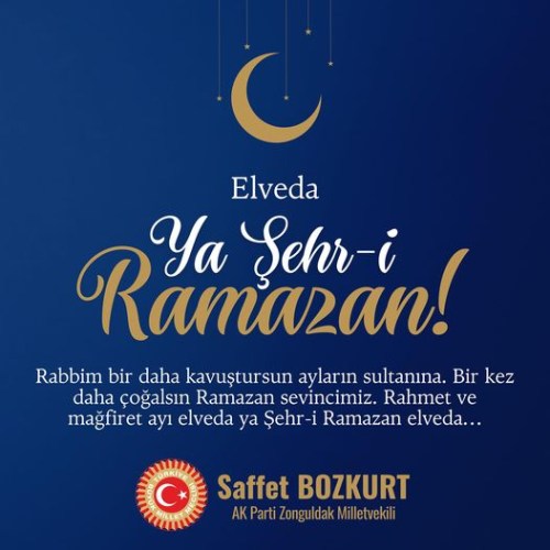 Rabbim bir daha kavuştursun ayların sultanına.