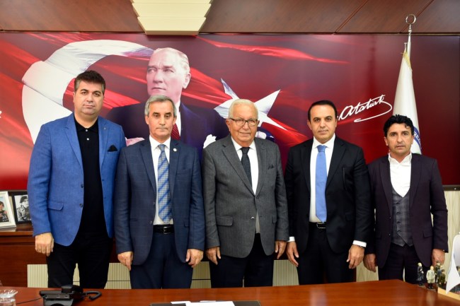 Metin Ataç Paşa ve Sarıkamış Heyeti Başkan Posbıyık'ı ziyaret etti.