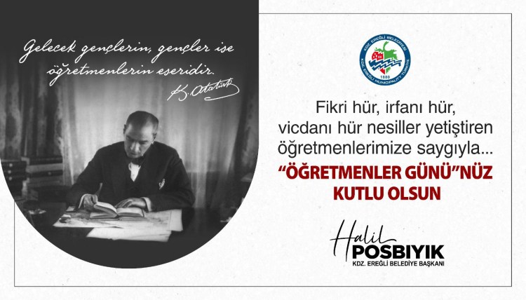 Öğretmenler gününüz kutlu olsun.