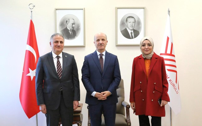 Yök Başkanına ziyaret