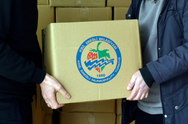 Kdz. Ereğli Belediyesi Bin aileye gıda yardımında bulunuyor