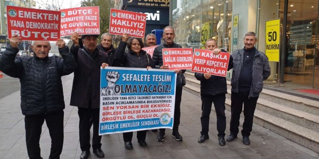 BES, "Sefaleti kabul etmiyoruz, haklarımızı istiyoruz" dedi.