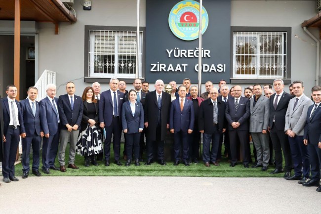 DERVİŞOĞLU, Adana Yüreğir Ziraat Odası'nı ziyaret etti.
