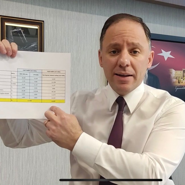 Milletvekili Yavuzyılmaz, '' Vatandaşlarımızın tümünü bir zam fırtınası bekliyor. ''