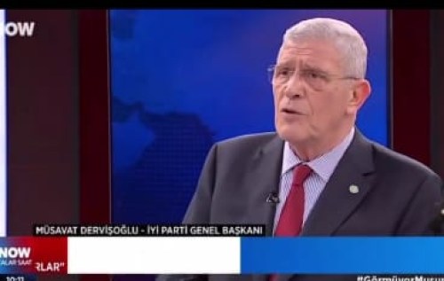 Dervişoğlu, '' NOW TV ekranlarında gündeme dair soruları yanıtladı.