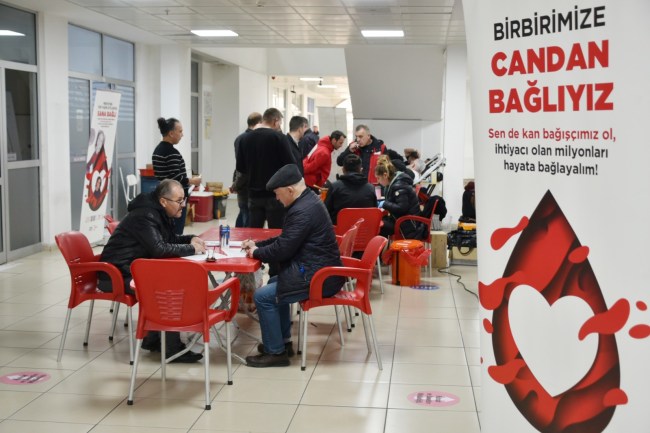 Kdz. Ereğli Belediye personeli kan bağışında bulundu.
