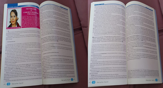 Türklerde ve Cumhuriyet Dönemi'nde Türk kadını