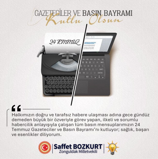 Basın demokratik hayatımızın temel taşlarından biridir