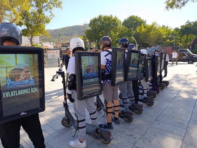 Araçlı Led tanıtım ve scooter ekibi Zonguldak'a geldi