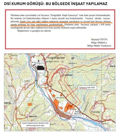 Alaplı çayı sel taşkın alanı üzerine yat sanayi neden ?