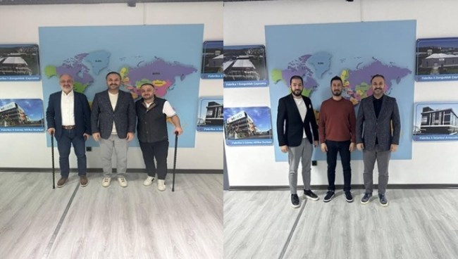 Tesisimizi ziyaret eden dostlarımızla verimli görüşmeler gerçekleştirdik.