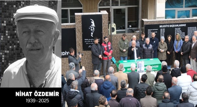 Nihat Özdemir için belediye önünde tören düzenlendi