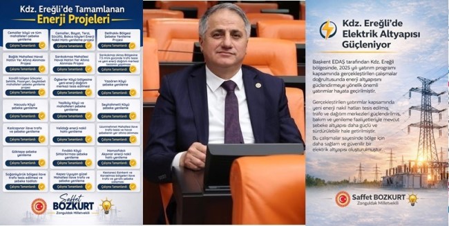 Kdz. Ereğli’de Elektrik Altyapısı Güçleniyor