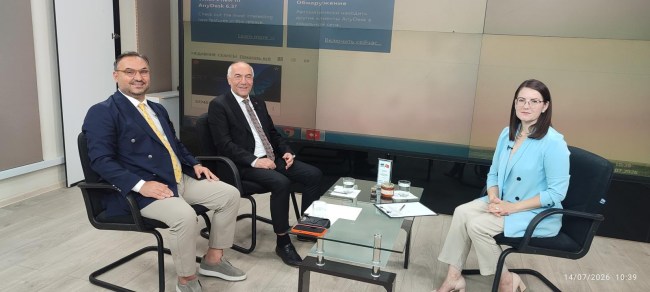 Başkan TISKAOĞLU, Gagavuzya Devlet Televizyonu GRT’nin Canlı Yayınına Katıldı.