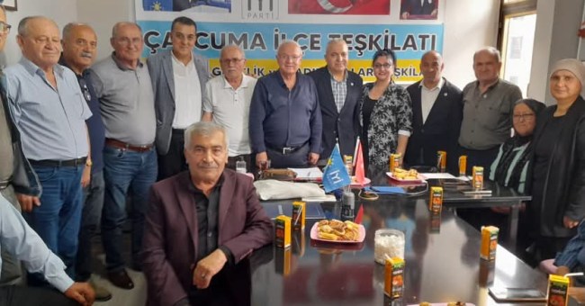 Gelecek Partisi Çaycuma kadrosu İYİ Partiye katıldı