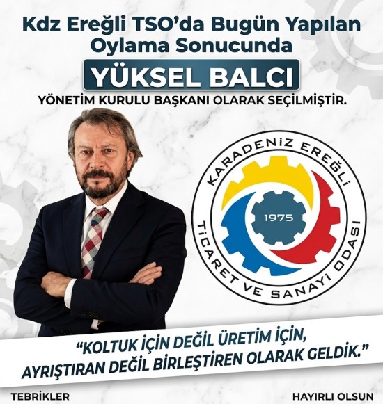 Yüksel Balcı; "Koltuk için değil üretim için; ayrıştıran değil birleştiren anlayışla geldik "
